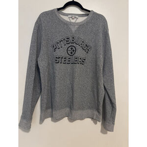 NICE Pittsburgh Steelers Sweatshirt Womens Sz XL Gray Long Sleeve Junk